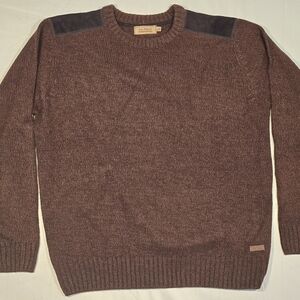 P.G. Field Jumper Mens Knit Long Sleeve Crew Neck Pullover Size XL